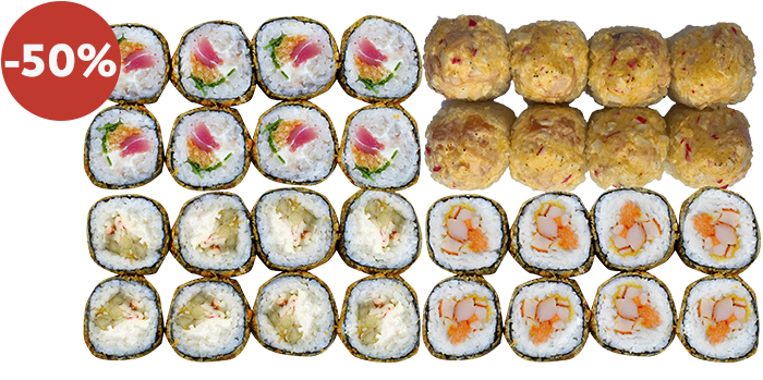 Суши-бокс Запеченный Микс заказать суши Одесса Budusushi Суши-бокс Запеченный Микс заказать суши